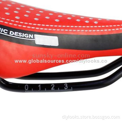 MTB Bike Race Saddle Bicycle Seat for Body Comfort (Red)